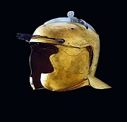 Reiterhelm aus Bronze