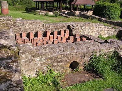 Raum des Hauptgebäudes mit Fußbodenheizung