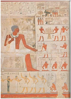 Die Südwand der Tübinger Mastaba