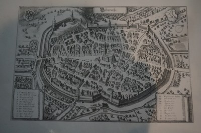 Stadtansicht von Biberach, Merian, 1634