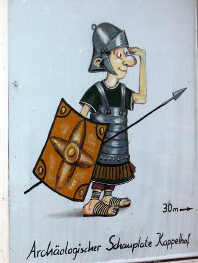 Hinweisschild Kappelhofmuseum