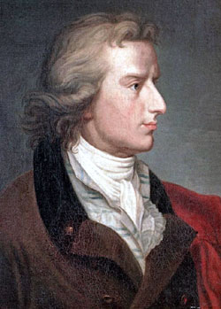 Friedrich von Schiller (Ölgemälde von Franz Gerhard von Kügelgen, 1808)