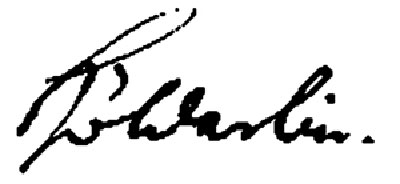 Unterschrift Hölderlins
