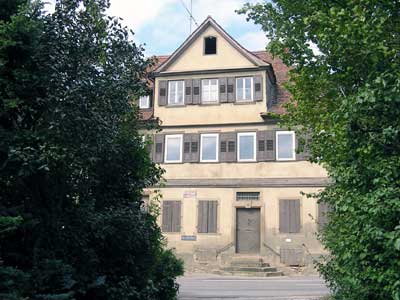 Wohnhaus der Familie Hölderlin, vermutetes Geburtshaus