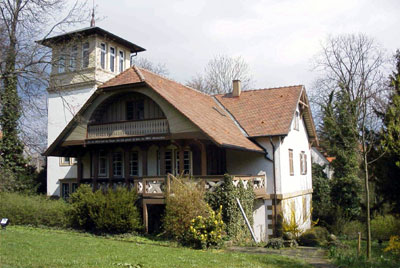 Kernerhaus Weinsberg, Gartenseite