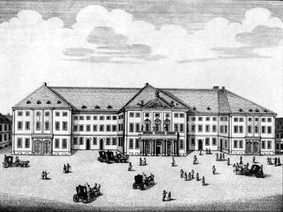 Das 1779 in Mannheim eröffnete Nationaltheater