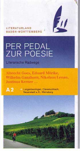 Der Literarische Radweg A2 führt zu Eduard Mörike in Cleversulzbach und Neuenstadt a. K.