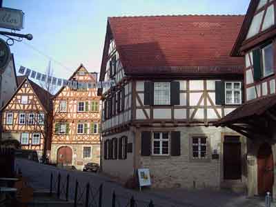 Das Geburtshaus Friedrich Schillers in der Marbacher Niklastorstraße