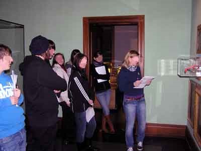Schülerreferat im Schiller-Nationalmuseum