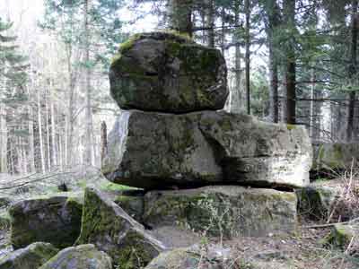 König-Artus-Stein auf dem Heuberg im Enzkreis