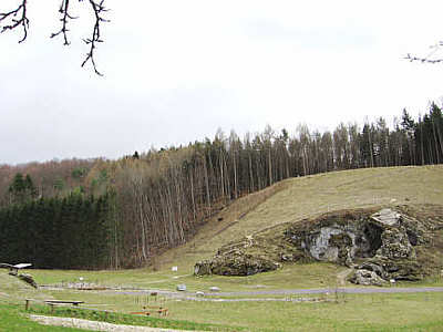 Petersfels nach Süden