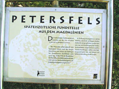 Texttafel Petersfeld