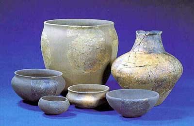 Späthallstatt-/frühlatènezeitliche Keramik aus der Siedlung in der Flur 