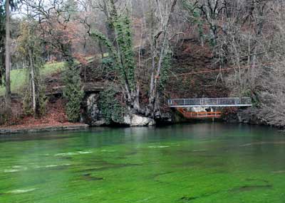 Die Aachquelle - der Wiederaustritt der versickerten Donau