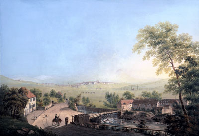 Blick auf Hechingen