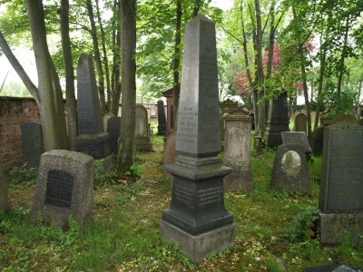 Alter jüdischer Friedhof in der östlichen Karlsruher Kriegsstraße.