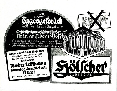 Zeitungsanzeige 