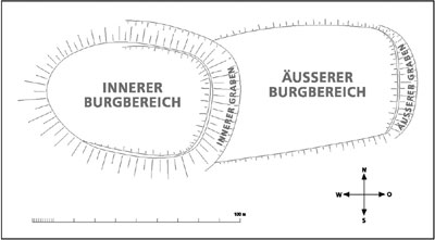 Grundriss der Harchenburg