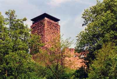 Die Kernburg der Hinterburg Neckarsteinach