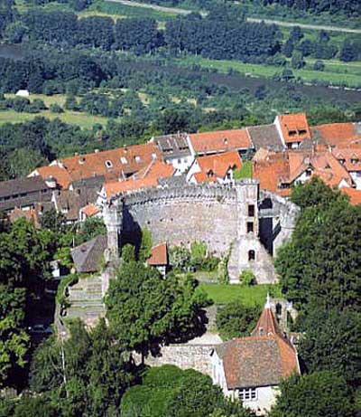 Burg Dilsberg bei Neckargemünd entstand um das Jahr 1200