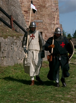 Ritter auf dem Hochburgfest 