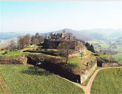 Ruine von Süden