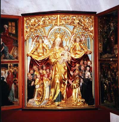 Spätgotischer Altar im Burgmuseum