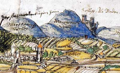 Burg Hohenbaden im Jahr 1559