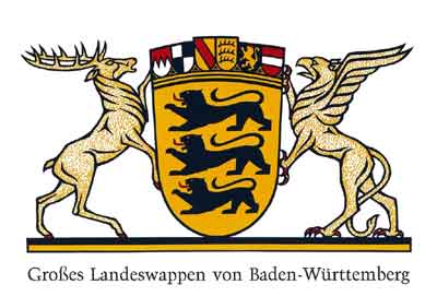 Großes Landeswappen von Baden-Württemberg
