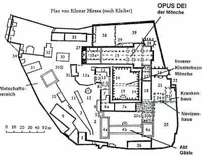 Plan Kloster Hirsau