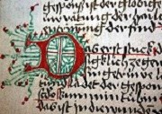 Augustiner-Chorfrauenstift Inzigkofen Initiale aus der ehemaligen Klosterbibliothek