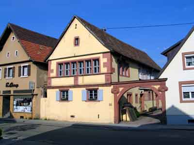 Haus des Murgschiffers Jakob Kast in Hörden (erbaut 1592), heute Flößermuseum