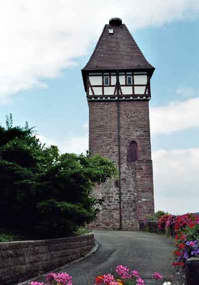 Station 10 des Stadtrundgangs: Der Storchenturm