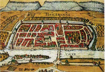 Stadtansicht aus dem Jahre 1617