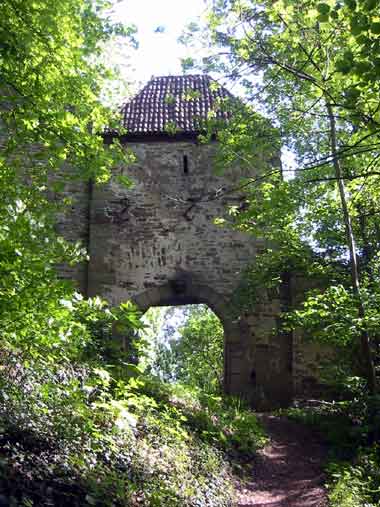 Das Hagtor als einzig erhaltenes Tor der Stadtmauer