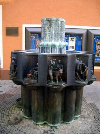 Zunftbrunnen in der Oberamteistraße