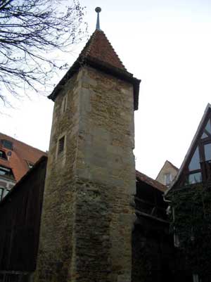 Reste der alten Stadtmauer in der Zeughausstraße 