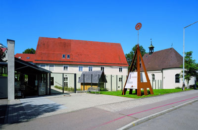 Schlossgarten, Schloss und Stadt aus der Luft