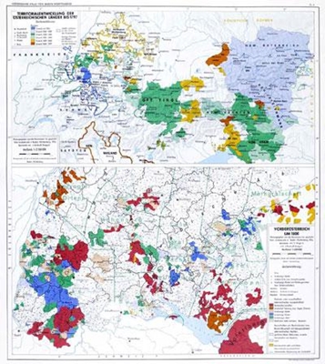 Territorialentwicklung der österreichischen Länder bis 1800 