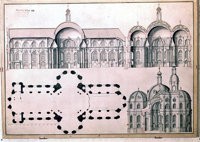 Vorentwurf der Klosterkirche 1747