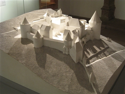 Modell der Schlossanlage um 1544