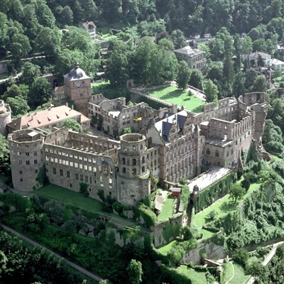 Schloss Heidelberg aus Nordost 