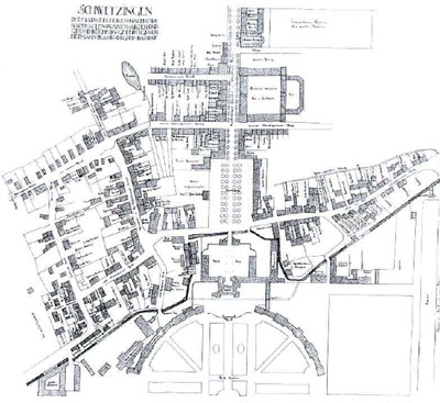 Plan von Schwetzingen (nach 1748)