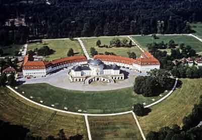 Luftaufnahme der Schlossanlage