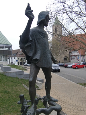 Peter-Gais-Denkmal von Fritz Nuss in Beutelsbach