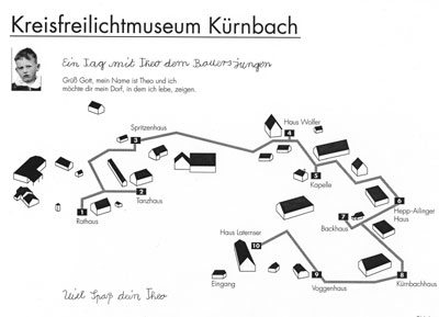 Anlageplan des Museumsdorfes