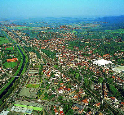 Luftbild von Emmendingen