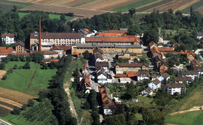 Fabrik Kuchen und Arbeitersiedlung 1977