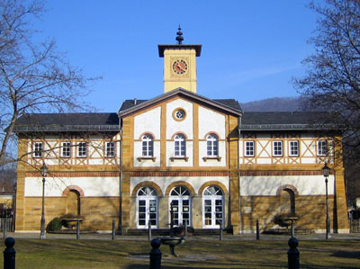 Badhaus der Arbeitersiedlung in Kuchen