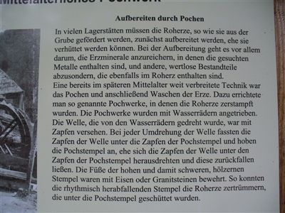 Infotafel Pochwerk